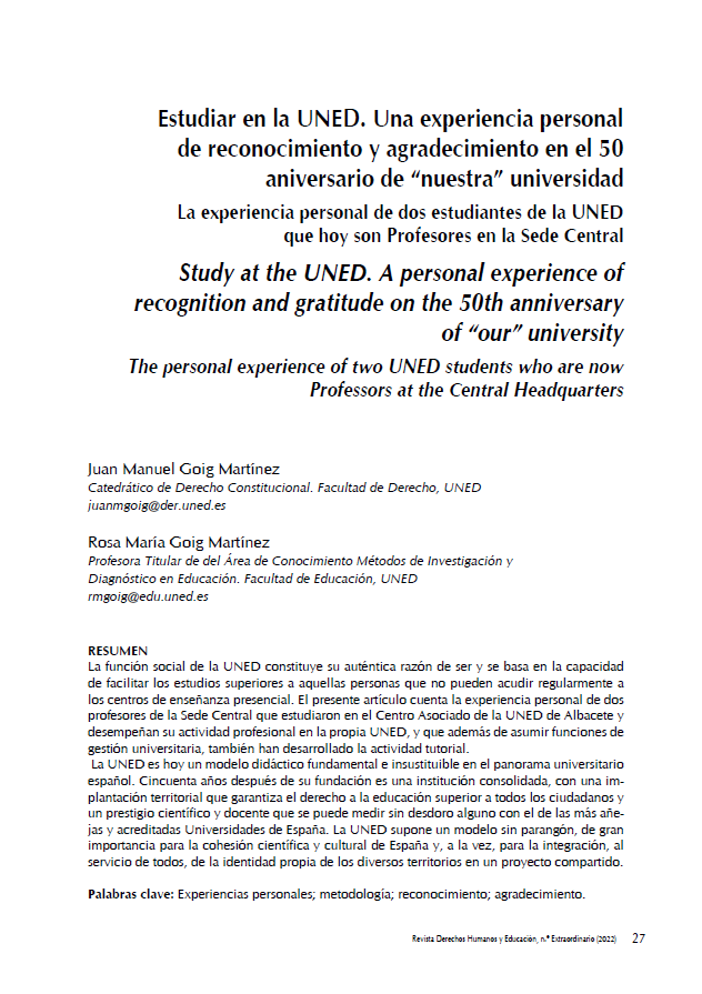 Estudiar en la Uned